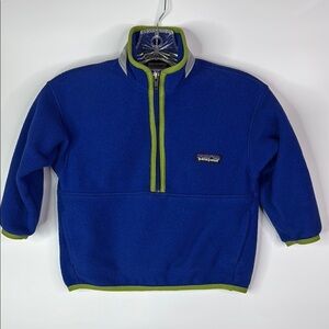 Patagonia Synchilla Blue Feece Fit Over Jacket Size XXS Boys (3-4)
